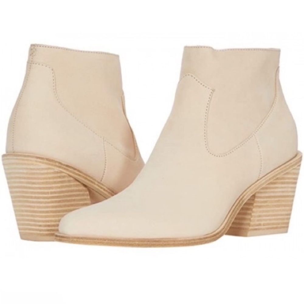 rag & bone cream ankle boots